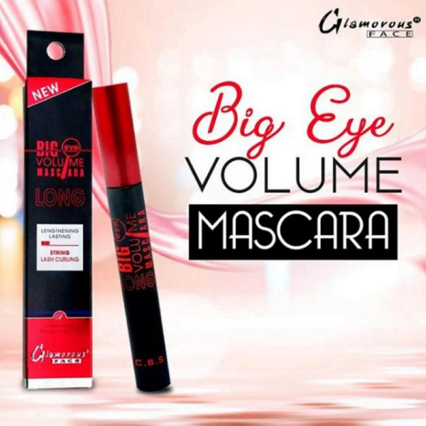 Glamorous Face Big Eye Volume Mascara - Long Lasting Waterproof