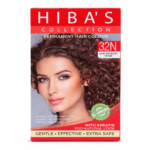 Hiba's Hair Color 32N Dark Mahogany Brown (60-ml)