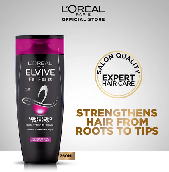 L’Oréal Paris Elvive Fall Resist Shampoo – 360ml
