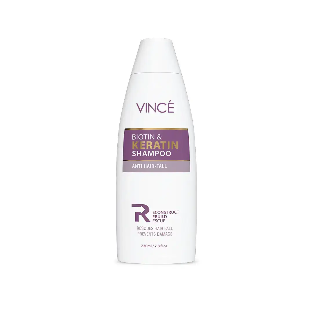 230ml Vince Biotin & Keratin Shampoo - Image 1