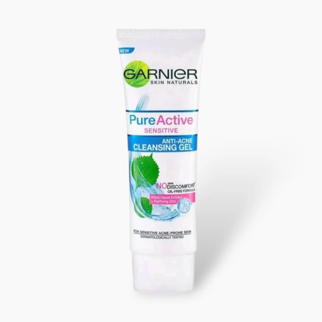Garnier Pure Active Sensitive Gel Wash 100ml Garnier Pure Active Sensitive Gel Wash 100ml - Image 1