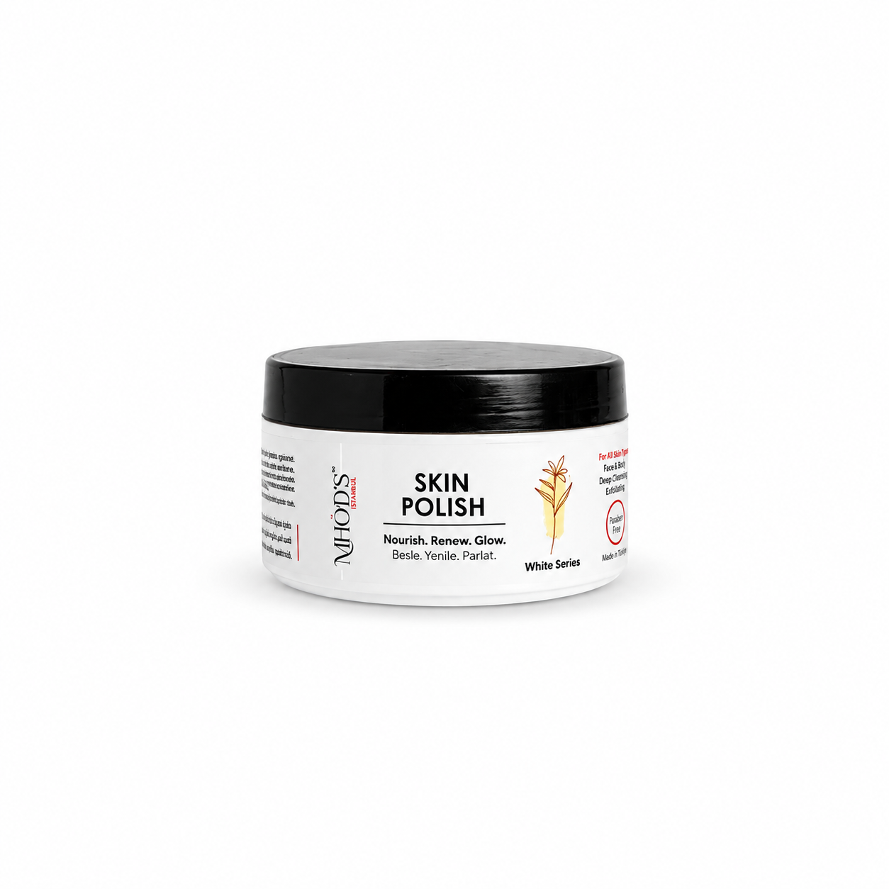 MHOD’S Skin Polish – Exfoliating & Brightening Facial Polish, 75ml Jar MHOD’S Skin Polish – Exfoliating & Brightening Facial Polish, 75ml Jar - Image 1